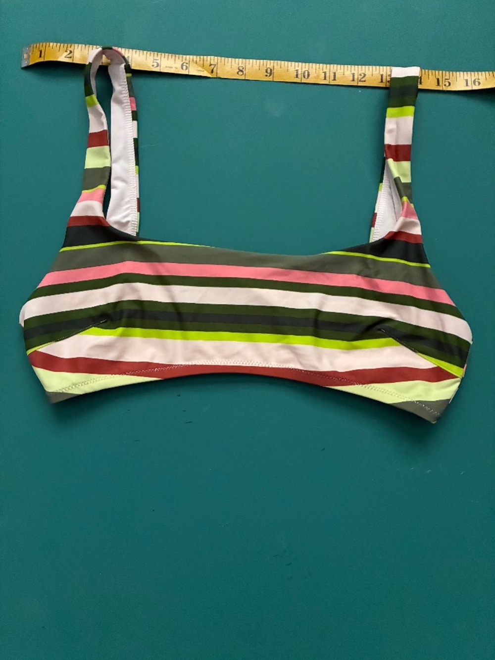 Aerie Lined Scoop Neck Bikini Top with Darts Size Large